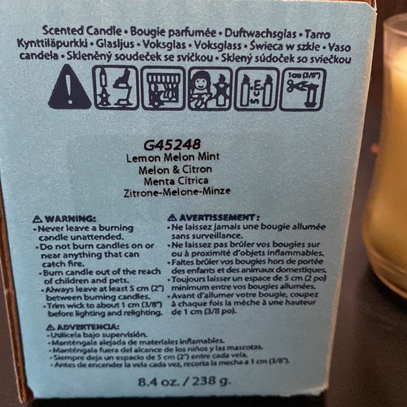 PartyLite ‘Escential Jar’ in lemon melon mint - Picture 2 of 2